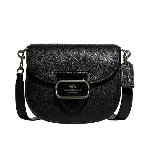 Túi Đeo Chéo Nữ Coach Morgan Saddle Bag Black CG470 Màu Đen