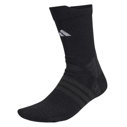 Tất Unisex Adidas Pair Of Mid-Length Tennis Socks With Cushioning KE8875 Màu Đen Size S