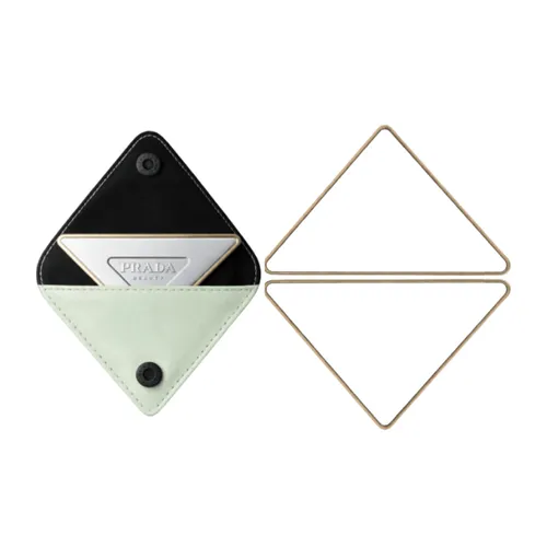 Gương Cầm Tay Prada Mirror GWP Màu Bạc