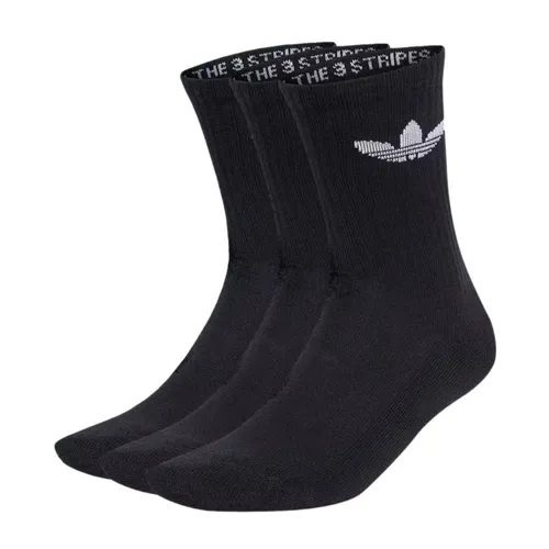 Set 3 Đôi Tất Cổ Cao Adidas IJ5613 Màu Đen Size S