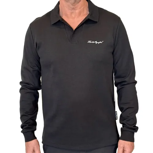 Áo Polo Dài Tay Nam Karl Lagerfeld K3966 - BLK Màu Đen Size S