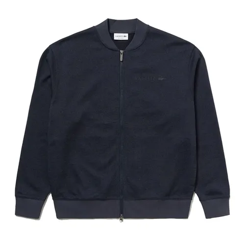 Áo Khoác Nỉ Nam Lacoste Relaxed SH9440-350 Màu Xanh Đen Size 2