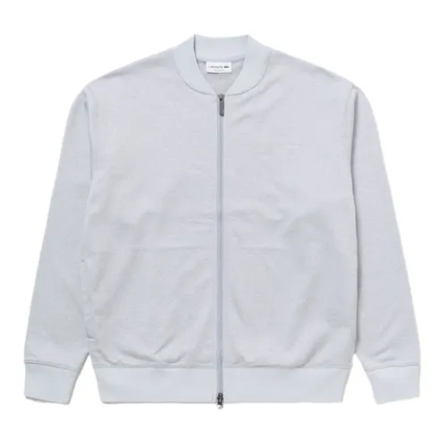 Áo Khoác Nỉ Nam Lacoste Relaxed SH9440-CCA Màu Xám Nhạt Size 3