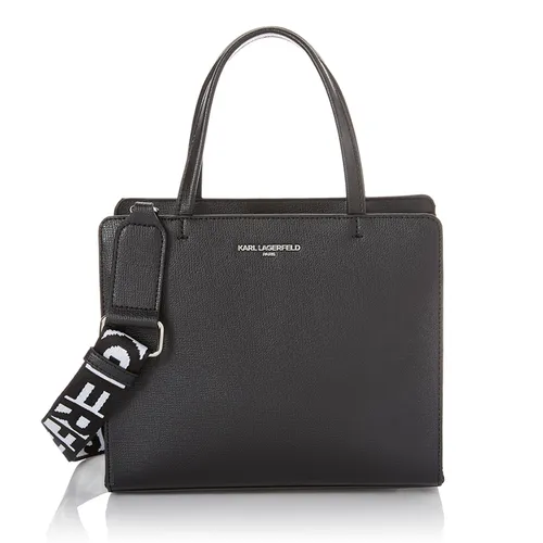 Túi Đeo Chéo Nữ Karl Lagerfeld Women's Maybelle Satchel Shoulder Bag Màu Đen