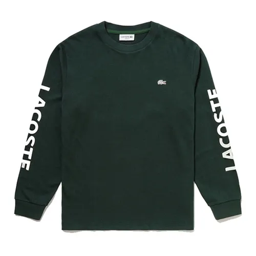 Áo Nỉ Nam Lacoste Loose Sleeve Print Long TH6375 - AFK Màu Xanh Lá Size 2