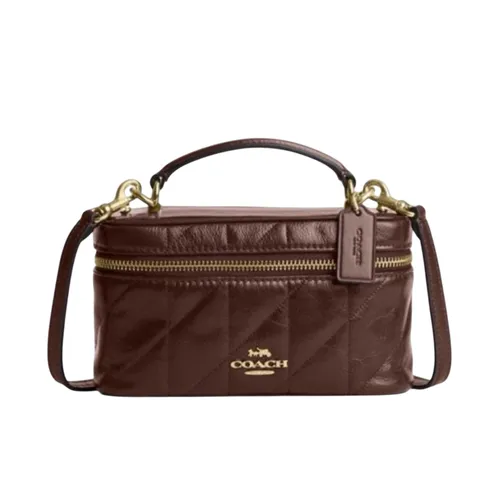 Túi Đeo Chéo Nữ Coach Rayner Crossbody Bag 18 With Quilting CEO22 IMPL Màu Nâu Gỗ
