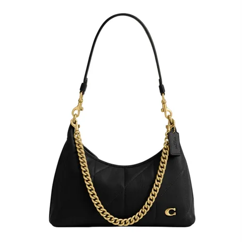 Túi Đeo Vai Nữ Coach Juliet Shoulder Bag 25 With Quilting CDZ65 Màu Đen - Vàng