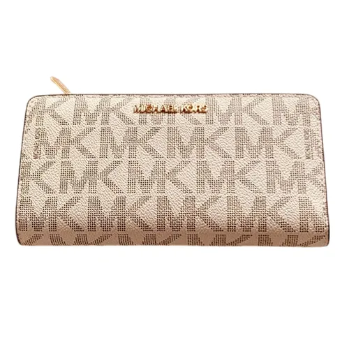 Ví Nữ Michael Kors MK Jet Set Wallet Màu Trắng Họa Tiết – Michael Kors