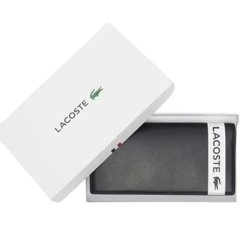 Ví Unisex Lacoste Sticker Print Long Wallet NH1250 000 Màu Đen