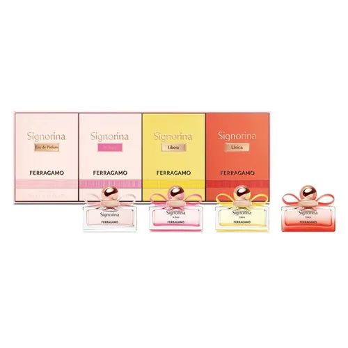 Set Nước Hoa Nữ Salvatore Ferragamo Signorina Miniatures Set Mini (4 x 5ml)