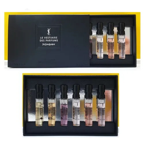 Set Nước Hoa Unisex Yves Saint Laurent YSL Le Vestiaire Des Parfums Discovery (Mini 2ml x 6 Mùi)