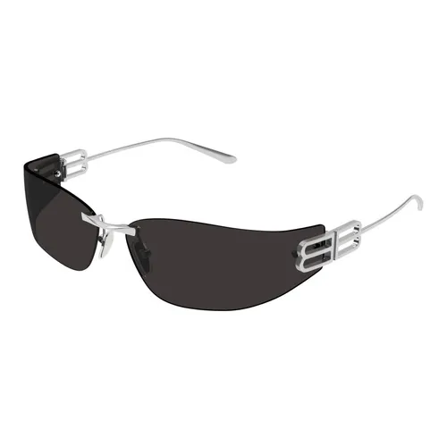 Kính Mát Nữ Balenciaga BB0484S 002 Màu Xám Bạc