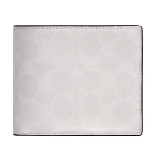 Ví Nam Coach 3-In-1 Wallet In Signature Canvas CW380 Màu Trắng Họa Tiết – Coach
