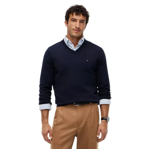 Áo Len Nam Tommy Hilfiger 78J8323 - 410 Màu Xanh Navy Size XS
