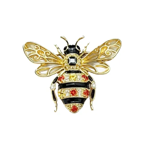 Cài Áo Nữ Meri Honey Charm BR141 Màu Vàng Đen – Meri