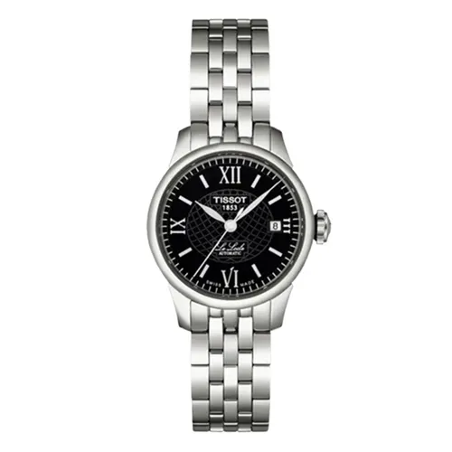 Đồng Hồ Nữ Tissot Le Locle Automatic  T41.1.183.53 25mm Màu Đen Bạc