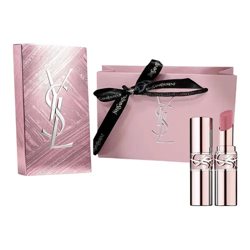 Set Son Dưỡng Yves Saint Laurent YSL Loveshine Candy Glow Lip 44B Màu Hồng Đất (Box Hồng) – YSL