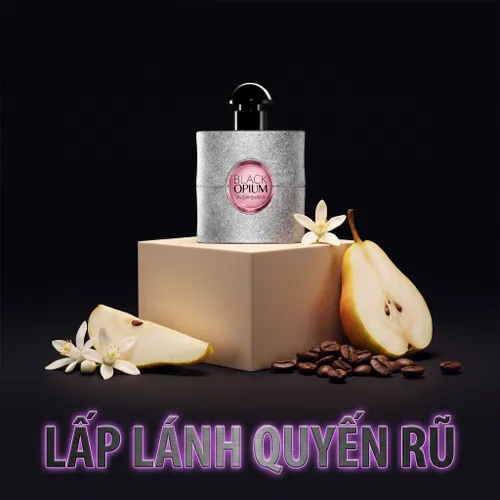 Nước Hoa Nữ Yves Saint Laurent YSL Black Opium Glitter EDP Mini 7.5ml