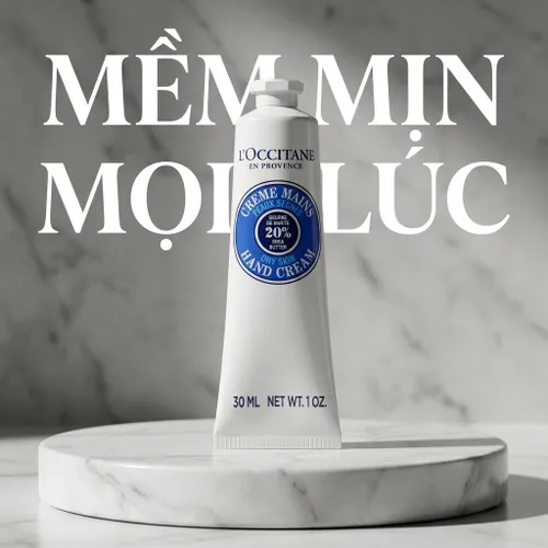 Kem Dưỡng Da Tay L'Occitane 20% Shea Butter Hand Cream Không Hộp 30ml