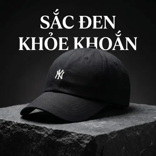 Mũ MLB Nanologo Unstructured Ball Cap New York Yankees 3ACPB045N-50BKS Màu Đen
