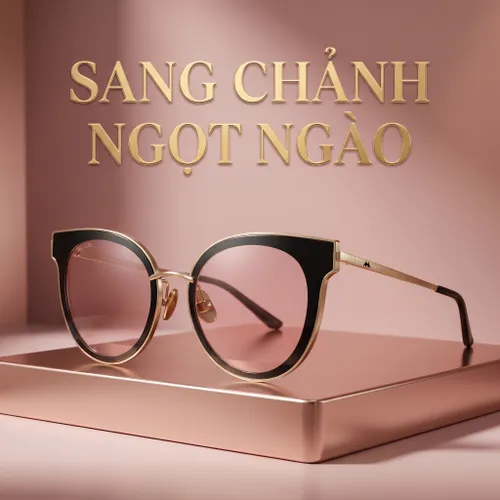 Kính Mát Nữ Molsion MS7008_B60.CS Màu Vàng Đen