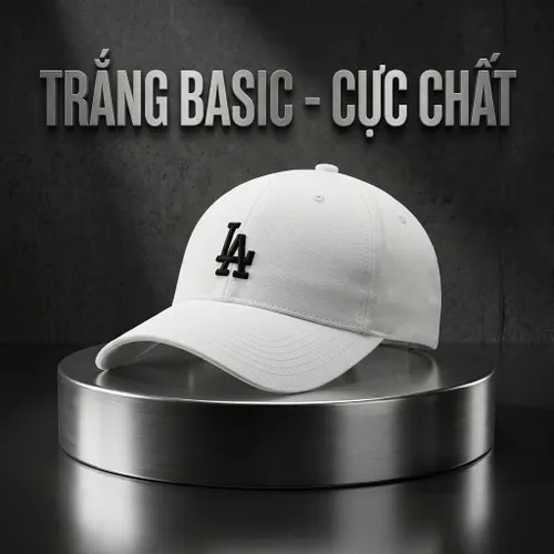 Mũ MLB Rookie Ball Cap LA Dodgers 32CP77111-07W Màu Trắng