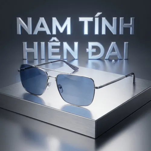 Kính Mát Nam Calvin Klein Blue Navigator Men's Sunglasses CK19136S-045 57 Màu Xanh