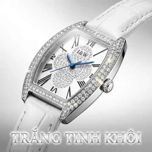 Đồng Hồ Nữ I&W Carnival 581L2 Quartz Màu Trắng