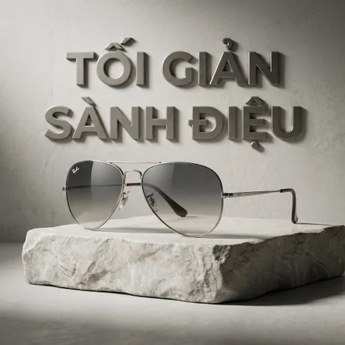 Kính Mát Rayban Aviator RB3025 003/32 58-14 Xám