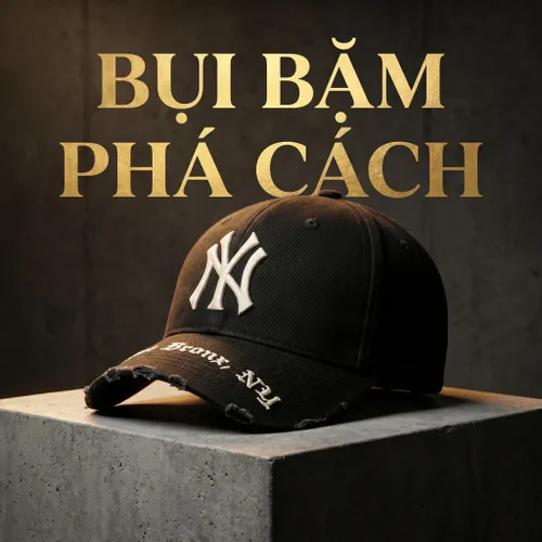 Mũ MLB New York Yankees Adjustable Hat In Black Rách Viền