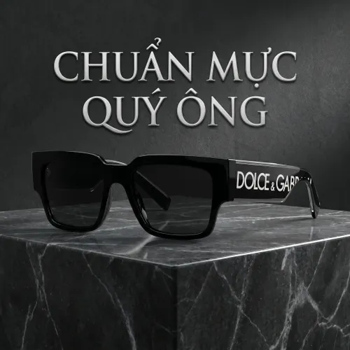 Kính Mát Nam Dolce & Gabbana D&G DG6184 Sunglasses Men's Màu Đen