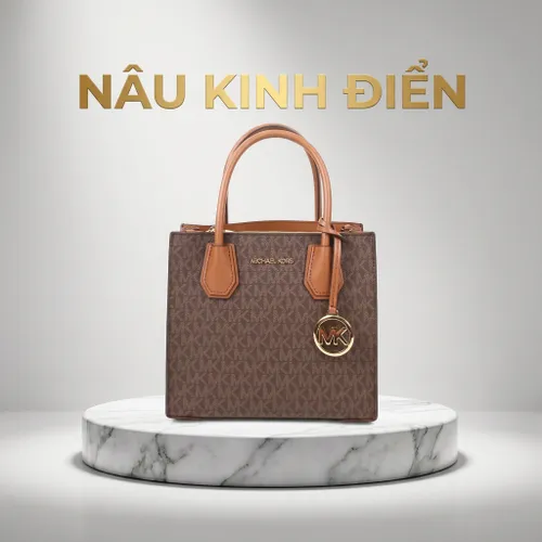 Túi Xách Michael Kors MK Medium Mercer 35S1GM9M2B Messenger Màu Nâu