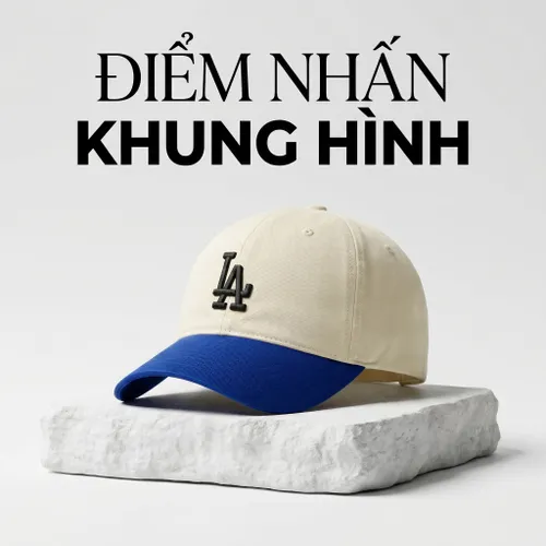 Mũ MLB LA Dodgers 3ACP3303N-07CBS Mix Xanh Trắng
