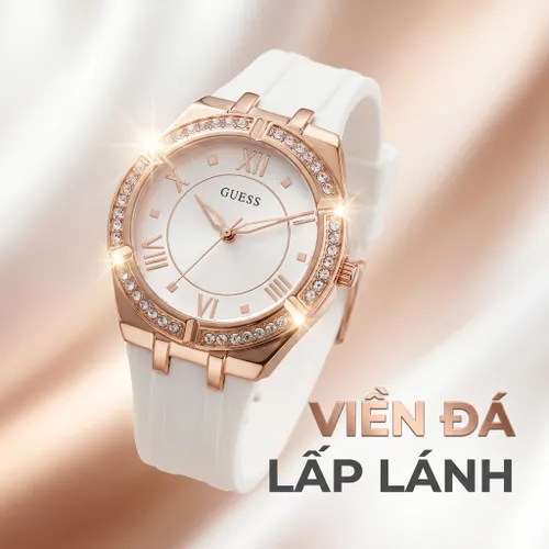 Đồng Hồ Nữ Guess GW0034L2 Màu Trắng - Vàng
