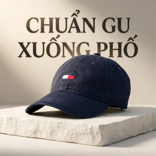 Mũ Tommy Hilfiger Ardin Dad Baseball Cap 6941827 Màu Xanh Navy