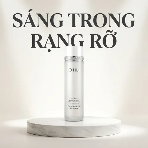 Nước Hoa Hồng Hỗ Trợ Dưỡng Trắng Da Ohui Extreme White Skin Softener