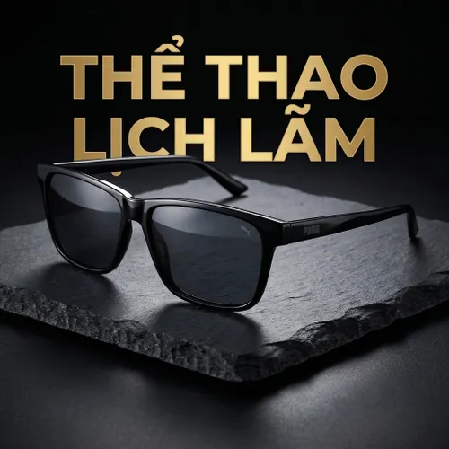 Kính Mát Nam Puma PU0467S 001 Màu Đen