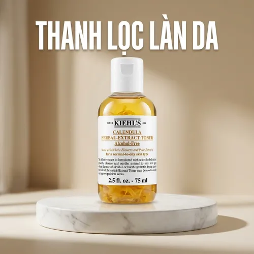Nước Hoa Hồng Kiehl's Calendula Herbal Extract Alcohol-Free 75ml