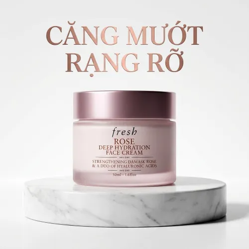 Kem Dưỡng Ẩm Fresh Rose Deep Hydration Moisturizer 50ml