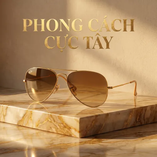 Kính Mát RayBan Aviator RB3025 112/85 58-14 Nâu