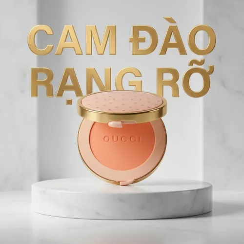 Phấn Má Gucci Blush De Beaté Tender Apricot 02 Màu Cam 5.5g