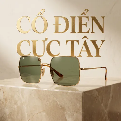 Kính Mát Rayban Square 1971 RB1971 914731 54-19 Xanh Green
