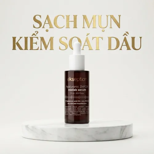Tinh Chất Ngăn Ngừa Mụn Ekseption Hyaluronic ZnPCA Serum 75ml