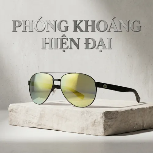 Kính Mát Unisex Lacoste Green Pilot Sunglasses L185S 315 60 Màu Xanh Green