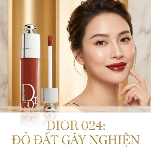 Son Dior Addict Lip Maximizer 024 Intense Brick Màu Đỏ Đất