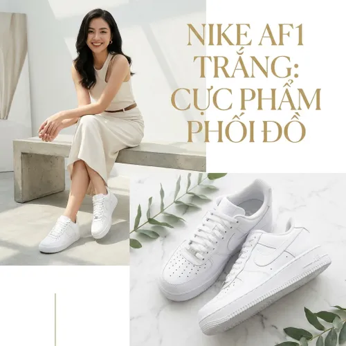 Giày Thể Thao Nam Nike Air Force 1 07 White CW2288-111/DD8959-100 Màu Trắng Size 43