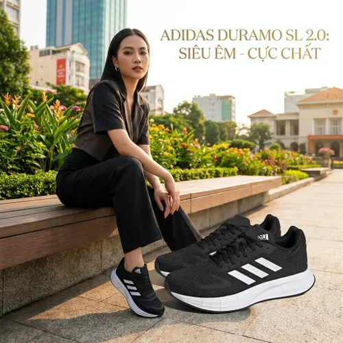 Giày Thể Thao Adidas Duramo SL 2.0 10 Wide GY3855 Màu Đen Size 42