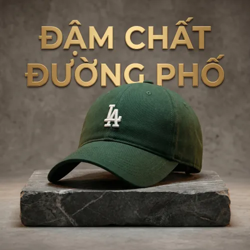 Mũ MLB Rookie Ball Cap LA Dodgers Green 3ACP7701N-07GNS Màu Xanh Green