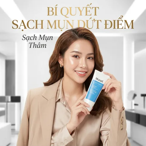 Sữa Rửa Mặt Giảm Mụn Và Trẻ Hóa Da Murad Clarifying Cleanser 200ml
