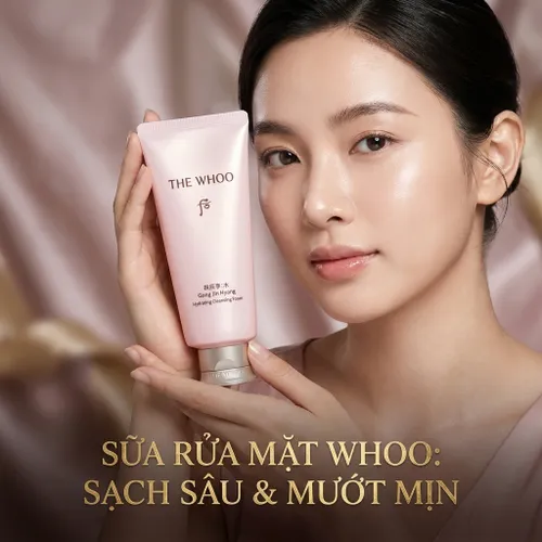 Sữa Rửa Mặt Whoo GJH Soo Hydrating Cleansing Foam 180ml